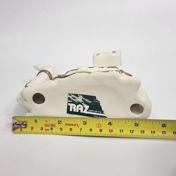 RAZ IMPORTS Nativity Holiday Bisque & Gold Camel Figure Replacement Figure - Picture 7 of 9